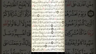 ماهر المعيقلي سورة الأنعام مكتوبة صفحة 130 مصحف المدينة المنورة جودة عالية 