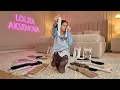 Knee-High Try-On White Black Nylons at Home