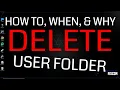 How to delete your user folder on Star Citizen Tutorial When and Why 3 12