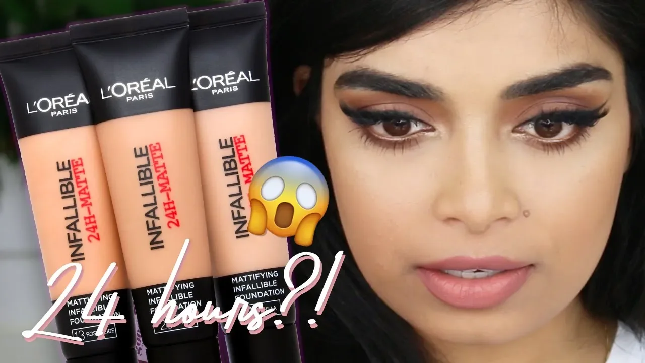 L'Oreal  Infallible 24H Fresh Wear Foundation || 300 Amber ||Demo & Review || Divya Kataria