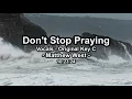 Don't Stop Praying - Matthew West - Vocals (Original Key C) - 10.23.24