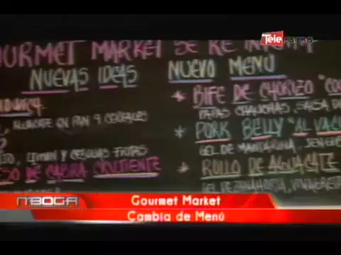 Gourmet Market cambia de menú