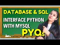 MOST IMPORTANT QUESTIONS INTERFACE PYTHON WITH MYSQL VERY IMP QUESTIONS ON CONNECTIVITY