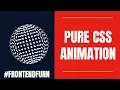 Pure CSS Sphere Loading Animation - web development