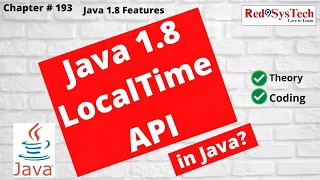 Java LocalTime API in Java 8 Most Asked Interview Questions with Live Coding in Eclipse Red9SysTech