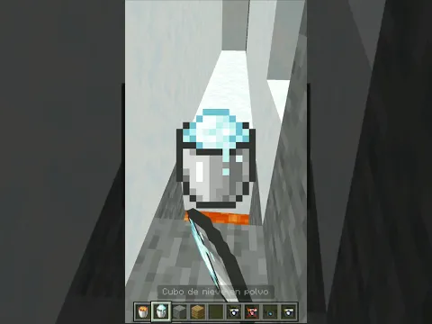 4 mejores trampas con nieve en polvo que puedes hacer en todo minecraft 👀🤔😱 #minecraft #shorts