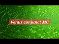 Venus conjunct MC synastry aspect Synastryvenus