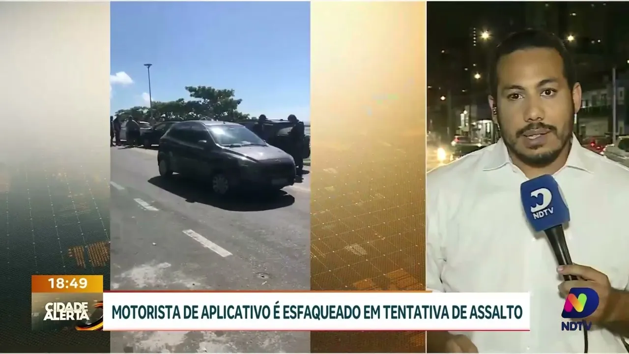 Motorista de aplicativo é esfaqueado em tentativa de assalto em Itajaí