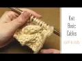 How to Knit Basic Cables - For Beginners C6F Cross C6B Cross Cables