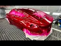 MG GT CAR CUSTOM RED CANDY PAINT JOB