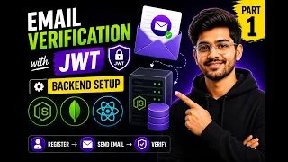 Build Secure Email Verification System React js Node js Part 1