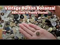 Button Bonanza Sorting Through Jars Of Vintage Buttons with Mom