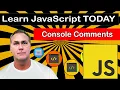 Learn JavaScript Console Commenting Alerts coding examples