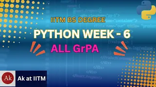 IITM BS Degree Python Week - 6 All Programming Assignment Numbers Strings Collections