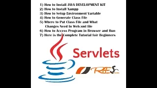 Running Java Servlet Program part 3 - Setting all Environment Variables