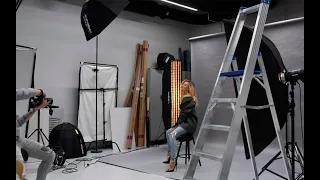 Behind the Scenes in the Studio Shoot