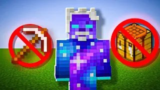 ختمت ماين كرافت بدون ما اكسر اي بلوكة 