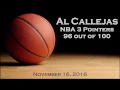 Al Callejas makes 96 out of 100 NBA 3 Pointers