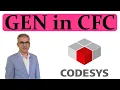 CODESYS GEN Function Generator function block in CFC