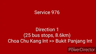 Download (First day of operations) SMRT Buses Trunk Bus Service 976 (Direction 1) MP3