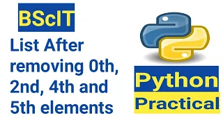 Print a specified list after removing certain user specified elements in python