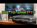 Connect VCR to Smart TV the Easy way