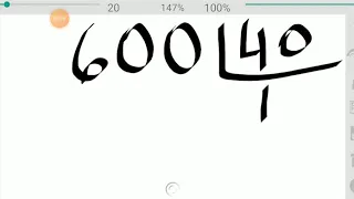 600 dividido por 40
