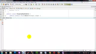 Use While For Do While Display Alphabets from Java Netbeans