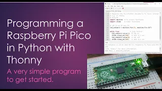 Programming a Raspberry Pi Pico in Python with Thonny on Windows 10