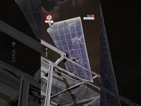 مشاهد تظهر آثار الدمار في ريف درعا جراء الغارات الأردنية
