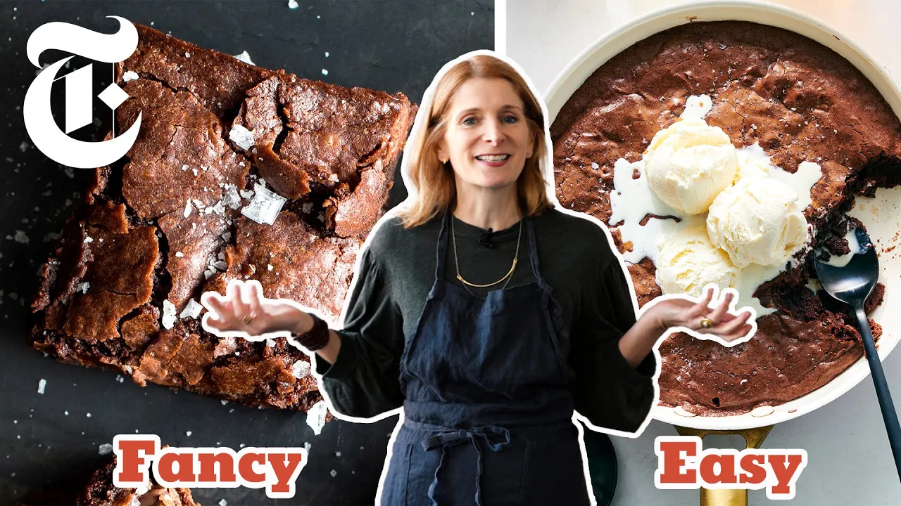 Easy Brownies vs. Fancy Brownies   Shortcut vs. Showstopper   Melissa Clark   NYT Cooking