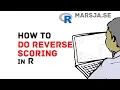 Reverse scoring in R using base functions and Psych