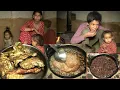buff curry in the village by dharme brother's family || Rural Nepal ||
