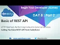 Basic of REST API HTTP Method Calling YouTube REST API from Salesforce DAY 8 Part 2