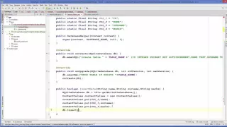 Android SQLite Database Tutorial 3 Insert values to SQLite Database table using Android YouTube