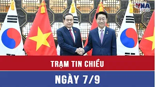 Trạm tin chiều ngày 7/9: Đẩy mạnh hợp tác Việt Nam – Hàn Quốc - VNAMedia