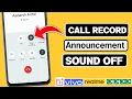 Download Lagu Call Recording Sound Off | Call Recording Announcement Off | How To Off Call Recording Sound | 2024