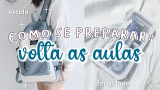 Como se PREPARAR para a VOLTA às AULAS | Dicas, organização, estudo