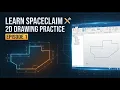 ANSYS SpaceClaim 2D Sketching Lines Angles Your First Engineering Drawing