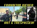 Frauditor Kicked Out Trespassed from Post Office Parking Lot
