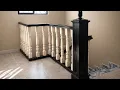 How to install a wooden railing