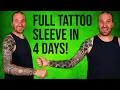 I Got A Full Geometric Tattoo Sleeve In 4 Days Follow me along the journey from start to finish