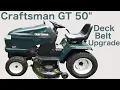 EPIC UPGRADE Craftsman GT 50 Deck Belt