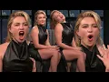 Florence Pugh Stunning Legs Hottest Moments Seth Meyers 2025