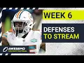 Rankings THE BEST STREAMING DEFENSES Week 6 Cowboys Packers Fantasy Football 2021