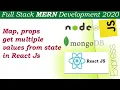 React Js props Map Function Loop in React js Mongo db Express React Node Js Lecture 17