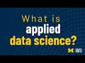 What is applied data science