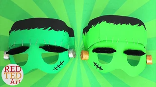 Frankenstein Mask DIY - Easy Halloween Costume DIY with Template