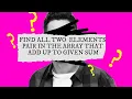 Algorithms in Swift Find all two elements pair in the array that add up to given sum