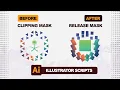 Release All Clipping Masks in Adobe Illustrator Instantly Illustrator Script Tutorial